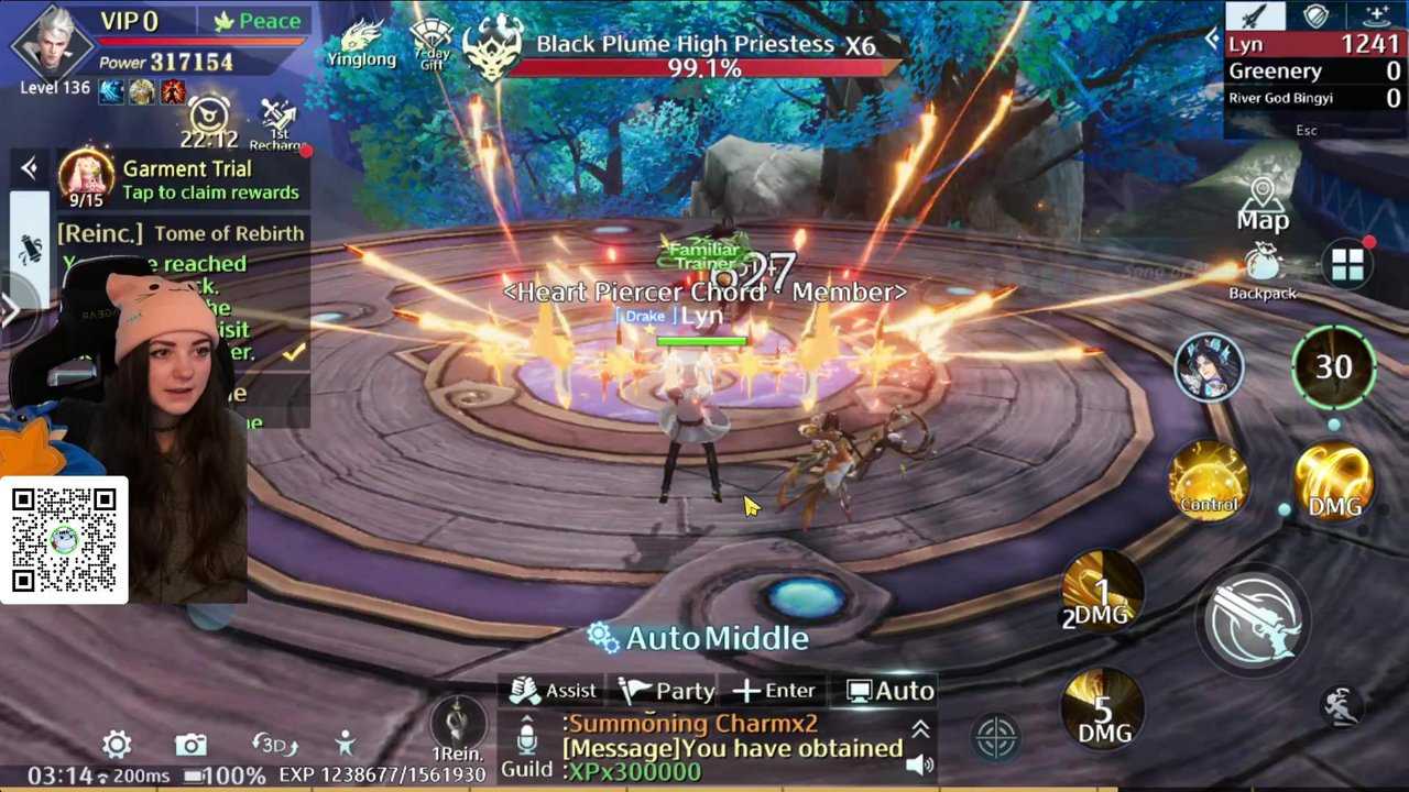 SincereLyn playing Sacred summons on Twitch