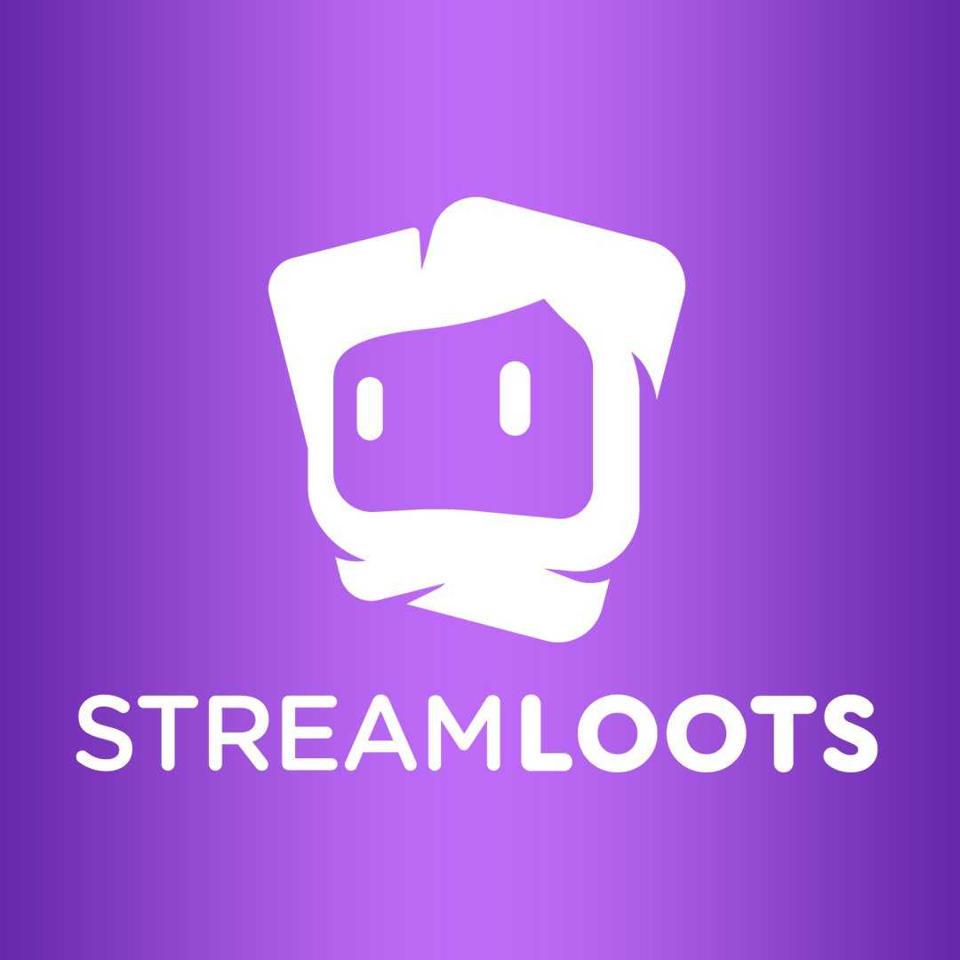 streamloots logo purple background