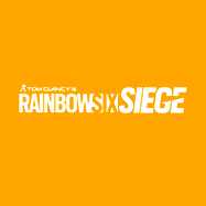 rainbow six siege white logo yellow background