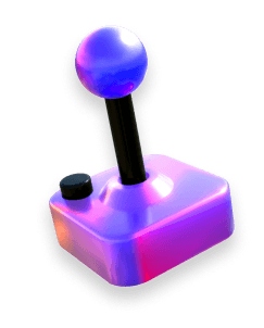 joystick icon blue and purple gradient